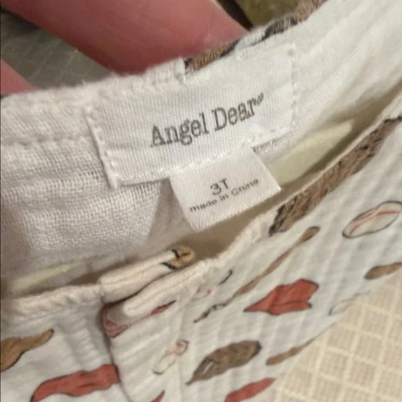 Angel Dear - Boys Baseball Print Romper - Size: 3T - Picture 9 of 10